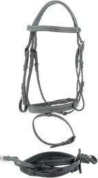 Produktbild von Privilège Equitation Trense aus Leder für Ponys in Schwarz