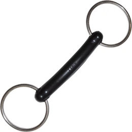 Produktbild von Privilège Equitation Wassertrense aus Gummi Schwarz 125 mm