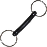 Produktbild von Privilège Equitation Wassertrense aus Gummi Schwarz 125 mm