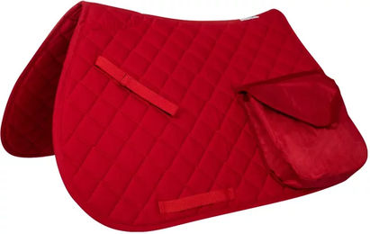 Produktbild von Pro-Light Satteldecke für Pferde mit Taschen in Rot