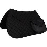 Produktbild von Pro-Light Satteldecke für Pferde mit Taschen in Schwarz