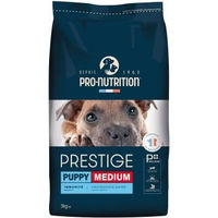 Produktbild von Pro-Nutrition Prestige Puppy Medium Hundefutter für Welpen mit Geflügel Schwein und Fisch 3 kg