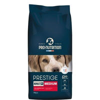 Produktbild von Pro-Nutrition Prestige Senior Hundefutter mit Lachs Geflügel und Schwein mit niedrigem Phosphorgehalt