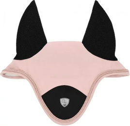 Produktbild von Pro Series Combo Master Fliegenhaube für Pferde mit Pony in Rosa