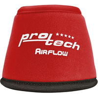 Produktbild von Pro-Tech Airflow Performa Hufglocken Gamaschen aus Neopren Rot Größe L