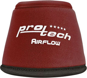 Produktbild von Pro-Tech Airflow Performa Hufglocken Gamaschen aus Neopren Rot Größe M