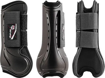 Produktbild von Pro-Tech Airflow Sehnenschoner Gamaschen für Pferde Warmblut in Schwarz oder Braun
