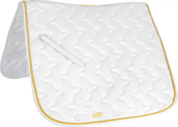 Produktbild von Pro-Tech Dressur Schabracke Derby Weiß aus Baumwolle