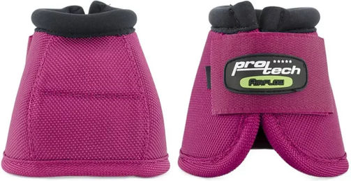 Produktbild von Pro-Tech Hufglocken Gamaschen aus Neopren Grösse L Rosa Lila