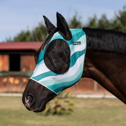 Produktbild von Pro-Tech Lycra Fliegenhaube für Pferde mit Ohrenbedeckung