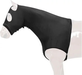 Produktbild von Pro-Tech Lycra Halsdecke für Pferde in Schwarz Größe S