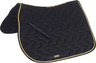 Produktbild von Pro-Tech Satteldecke Derby für Pferde aus Baumwolle Full Blau Schwarz