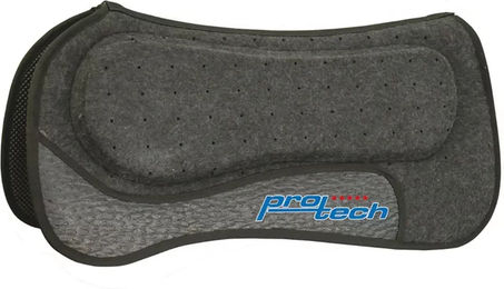 Produktbild von Pro-Tech Satteldecke für Pferde NF Aero aus Filz in Schwarz und Grau