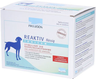 Pro Zoon Reaktiv Tonicum Flüssiges Nahrungsergänzungsmittel für Hunde zur Unterstützung von Magen-Darm und Immunsystem für alle Altersstufen – Bild 1 von 1