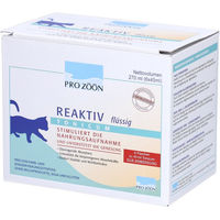 Produktbild von Pro Zoon Reaktiv Tonicum Nahrungsergänzung für Katzen zur Unterstützung von Immunsystem und Verdauung 6 x 45 ml