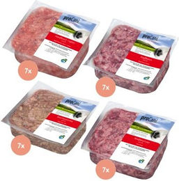 proCani BARF-Paket pur Rind Monoprotein getreidefrei 28 x 500 g - 28 x 500 g – Bild 1 von 4