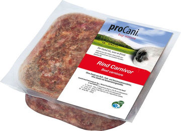 proCani Buy Nature Carnivor Hundefutter Rind ohne Zusatzstoffe 50 x 500 g - 50 x 500 g – Bild 1 von 3