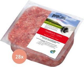 proCani buy nature Maulfleisch und Lefzen vom Rind für Hunde 28 x 500 g - 28 x 500 g – Bild 1 von 4