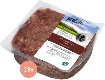 proCani Buy Nature Wildfleisch Pur Hirsch Hypoallergen 28 x 500 g - 28 x 500 g – Bild 1 von 4