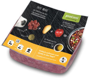 proCani Ente Menü Hund Ergänzungsfuttermittel glutenfrei und ohne Zucker 500g – Bild 1 von 2