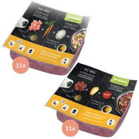 Produktbild von proCani frisch & fertig Geflügelpaket Hund Huhn Ente Pute glutenfrei 22 x 500 g - 22 x 500 g