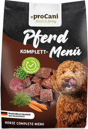 proCani frisch & fertig Pferd Komplett-Menü Nuggets 8 x 750 g - 750 g – Bild 1 von 3