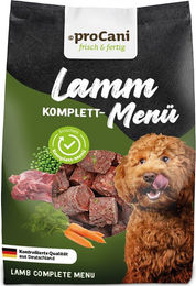 proCani Hundefutter Lamm Komplett-Menü Nuggets 8 x 750 g - 750 g – Bild 1 von 4