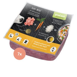 proCani Hundefutter Menü Paket Rind und Geflügel Monoprotein Glutenfrei Ohne Zucker 28 x 500 g - 28 x 500 g – Bild 1 von 2