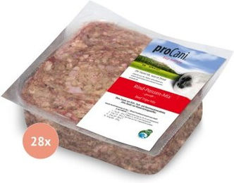 proCani Hundefutter Rind Pansen Mix ohne Zusatzstoffe 28 x 500 g - 28 x 500 g – Bild 1 von 3