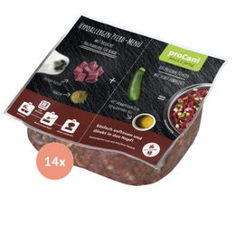 proCani Hypoallergenes Hundefutter Menü Paket Lamm und Pferd Glutenfrei 28 x 500 g - 28 x 500 g – Bild 1 von 3