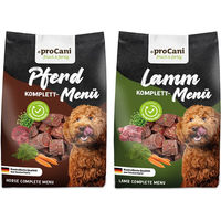 Produktbild von proCani Hypoallergenes Hundefutter Probierpaket Lamm und Pferd Glutenfrei 8 x 750 g Nuggets