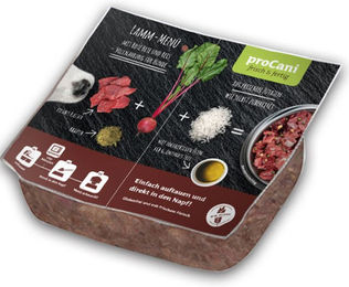 proCani Lamm Menü Hund Ergänzungsfuttermittel Sensitive Glutenfrei 500g – Bild 1 von 2