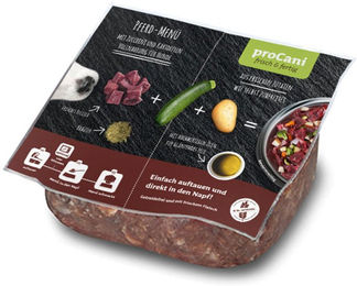 proCani Pferd Menü Ergänzungsfuttermittel für Hunde, hypoallergen und glutenfrei, 500g – Bild 1 von 2