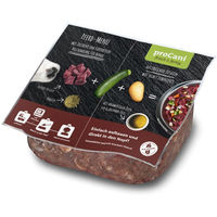 Produktbild von proCani Pferd Menü Ergänzungsfuttermittel für Hunde, hypoallergen und glutenfrei, 500g