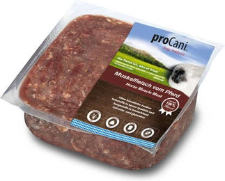 proCani Pferdemuskelfleisch pur für alle Altersstufen 500g – Bild 1 von 2