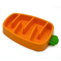 Procyon Antischling-Napf Slow Feeder Karotte Orange aus Kunststoff – Bild 1 von 3
