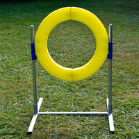 Produktbild von Procyon Hund Agility Profi Sprungring aus Metall FCI konform