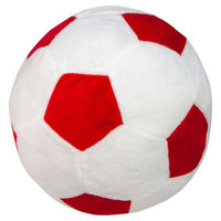 Produktbild von PROCYON Hundespielzeug Plüschball Indoor Fussball Bunt 23 cm Durchmesser