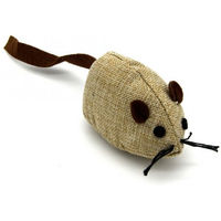 Produktbild von Procyon Katzenspielmaus aus Stoff in Beige 10 cm