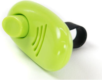 Procyon Klicker mit Ring aus Silikon in Grün – Bild 1 von 1