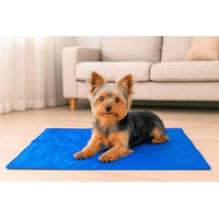 Produktbild von Procyon Kühlmatte für Hunde Gel-Kühlmatte druckaktiviert Größe M 65x50cm Blau