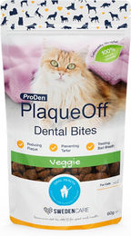 ProDen PlaqueOff Dental Bites Bio Zahnpflege Pellets für Katzen ohne tierisches Protein 60 g – Bild 1 von 3