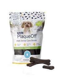 ProDen PlaqueOff Dental Care Bones Mini Zahnpflege-Snack für Hunde mit Gemüse 340 g getreidefrei und glutenfrei - 20 x 17 g – Bild 1 von 11