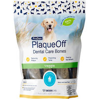 Produktbild von ProDen PlaqueOff Dental Care Bones Zahnpflege-Knochen Gemüse Vegan für mittelgroße und große Hunde 482 g - 482 g