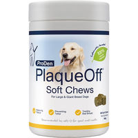 Produktbild von ProDen PlaqueOff Soft Chews Zahnpflege-Snack für Hunde Medium & Large Vegetarisch Ohne tierisches Protein 60 Stück