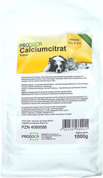 PRODOCA Calciumcitrat Veterinär Pulver für Gelenke und Knochen 1000 g – Bild 1 von 1