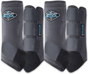 Produktbild von Professional Choice Gamaschen 2XCool 4er Pack Grau Schwarz Größe M