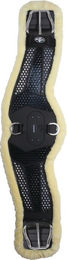 Produktbild von Professional Choice Sattelgurt Contoured Faux Shearling aus Neopren Schwarz