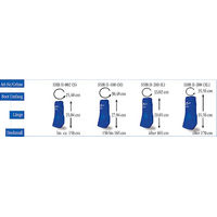 Produktbild von Professional Choice Sports Medicine Boots SMB II Gamaschen aus Neopren Weiß Blau Größe M