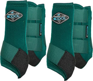 Professional's Choice 2XCOOL Sport-Medizin-Hufstiefel für Pferde 4er-Pack Größe M Smaragdgrün – Bild 1 von 1